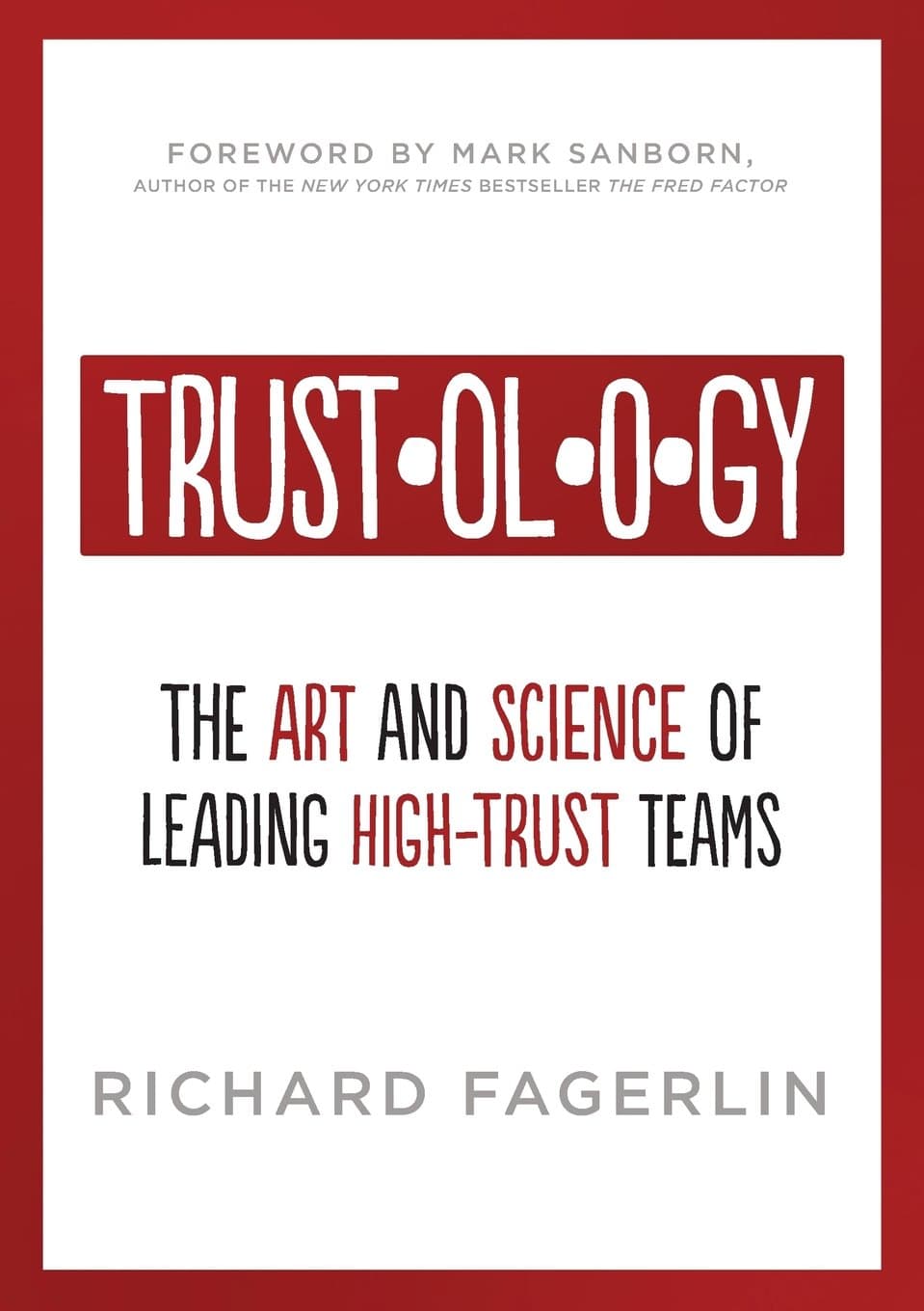 Trustology book cover by Richard Fagerlin